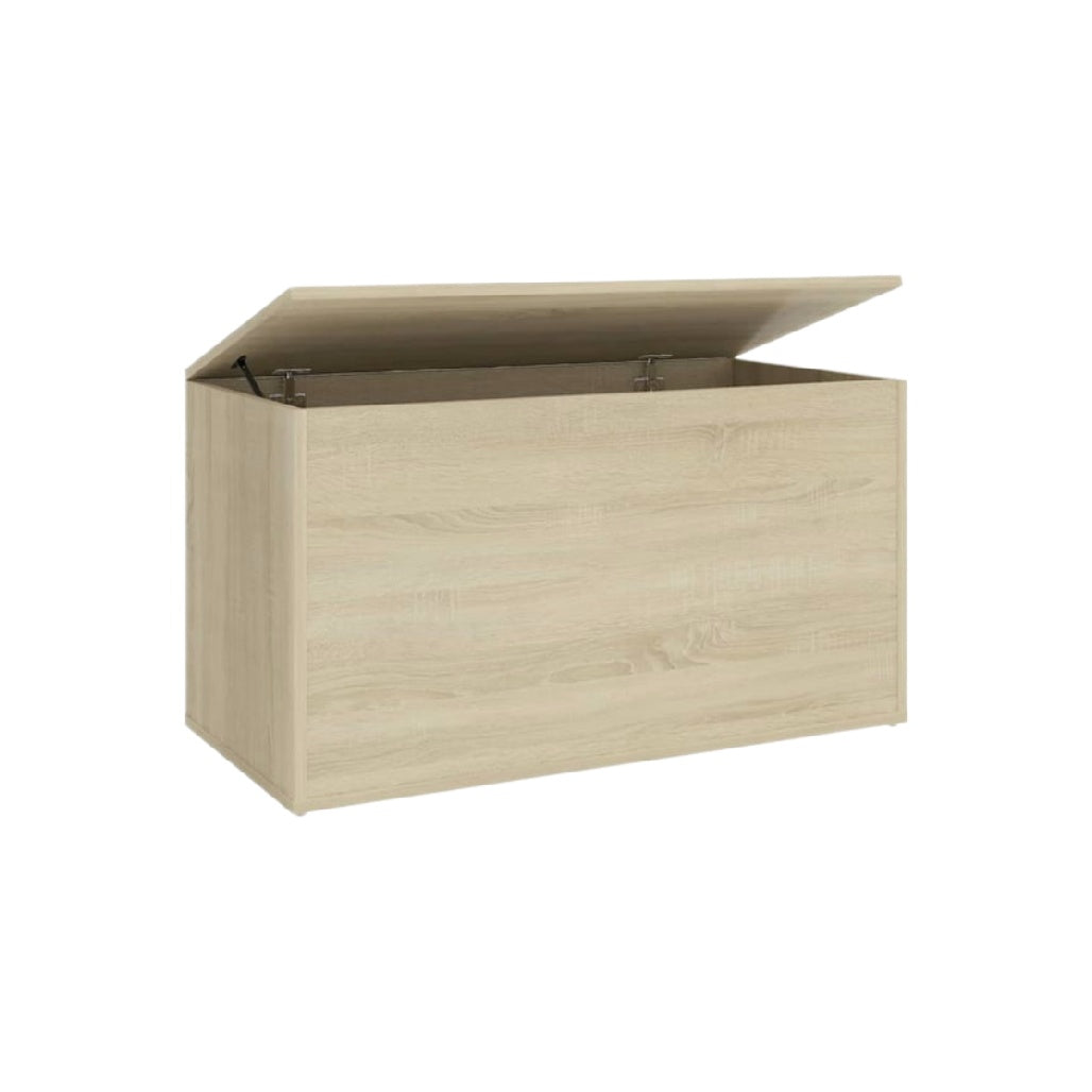Coffre de rangement en bois composite pour la maison - 80 x 40 x 50
